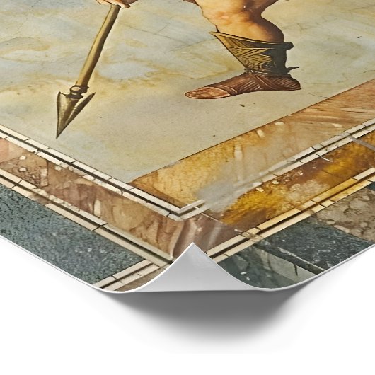 Darstellung von Hermes Poster (Ecke)