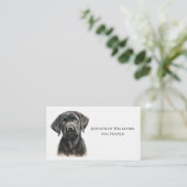 Darstellung von Hundetrainern oder Verhaltensforsc Visitenkarte (Stehend Vorderseite)