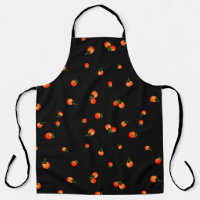 Darstellung von Kirschtomaten. Wasserfarben nahtlo