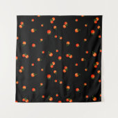 Darstellung von Kirschtomaten. Wasserfarben nahtlo Wandteppich (Vorderseite (Horizontal))