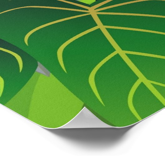 Darstellung von Macavogel Poster (Ecke)