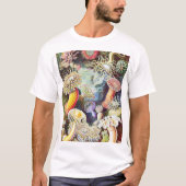 Darstellung von Meeresanemonen durch Ernst Haeckel T-Shirt (Vorderseite)