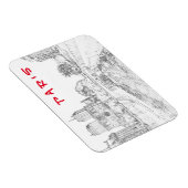 Darstellung von Notre Dame de Paris Magnet (Rechte Seite)