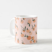 Darstellung von Orangen- oder Kirschmustern durch Kaffeetasse (Vorderseite Links)