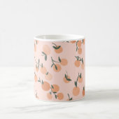Darstellung von Orangen- oder Kirschmustern durch Kaffeetasse (Mittel)