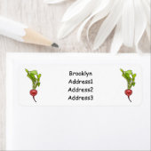 Darstellung von Radieschen-Cartoon (Insitu)