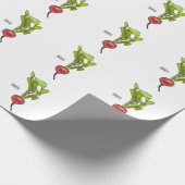 Darstellung von Radieschen-Cartoon Geschenkpapier (Ecke)