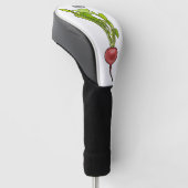 Darstellung von Radieschen-Cartoon Golf Headcover (angewinkelt)