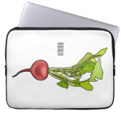Darstellung von Radieschen-Cartoon Laptopschutzhülle (Vorderseite)