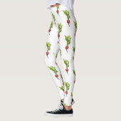 Darstellung von Radieschen-Cartoon Leggings (Links)