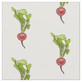 Darstellung von Radieschen-Cartoon Stoff (Nahaufnahme)