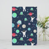 Darstellung von Raummustern Briefpapier (Stehend Vorderseite)