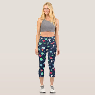 Darstellung von Raummustern Capri Leggings