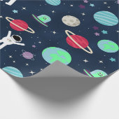 Darstellung von Raummustern Geschenkpapier (Ecke)