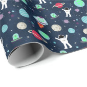 Darstellung von Raummustern Geschenkpapier (Rolleneckpunkt)