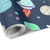 Darstellung von Raummustern Geschenkpapier (Rolleneckpunkt)