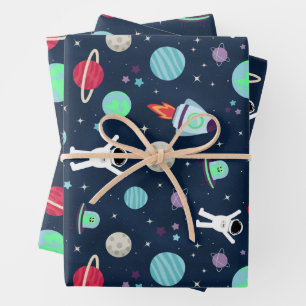 Darstellung von Raummustern Geschenkpapier Set