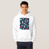 Darstellung von Raummustern Hoodie (Vorne ganz)