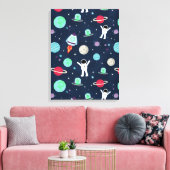 Darstellung von Raummustern Leinwanddruck (Insitu (Wohnzimmer))