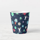Darstellung von Raummustern Milchtasse (Vorderseite)