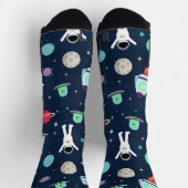 Darstellung von Raummustern Socken (Oben)