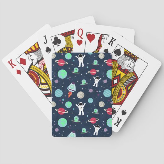 Darstellung von Raummustern Spielkarten (Rückseite)