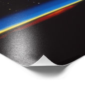 Darstellung von Satelliten über den Horizont der E Fotodruck (Ecke)