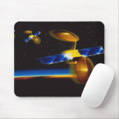 Darstellung von Satelliten über den Horizont der E Mousepad (Mit Mouse)
