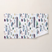 Darstellung von Schiffen und Schiffen nach Muster Badhandtuch Set (Handtuch)