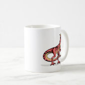 Darstellung von Velociraptor. Kaffeetasse (VorderseiteRechts)
