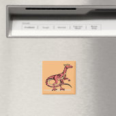 Darstellung von Velociraptor. Magnet (In Situ (Geschirrspüler))