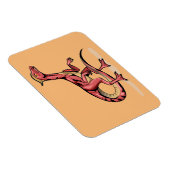 Darstellung von Velociraptor. Magnet (Rechte Seite)