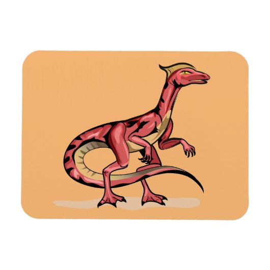 Darstellung von Velociraptor. Magnet (Horizontal)