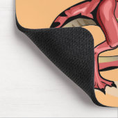 Darstellung von Velociraptor. Mousepad (Ecke)