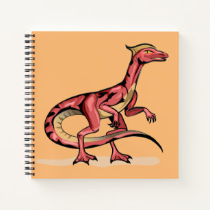 Darstellung von Velociraptor. Notizblock