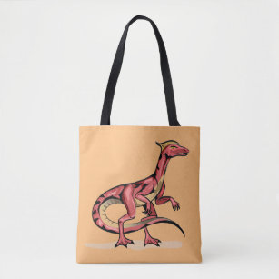 Darstellung von Velociraptor. Tasche