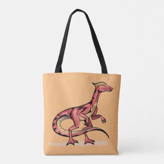Darstellung von Velociraptor. Tasche (Rückseite)