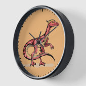 Darstellung von Velociraptor. Uhr (Winkel)