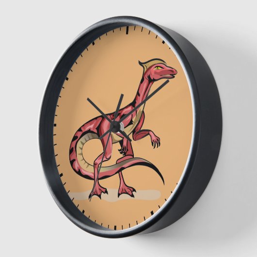 Darstellung von Velociraptor. Uhr (Winkel)