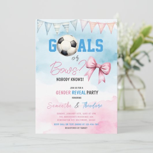 Darstellung von Wasserfarbenzielen oder Bögen oder Einladung (Stehend Vorderseite)