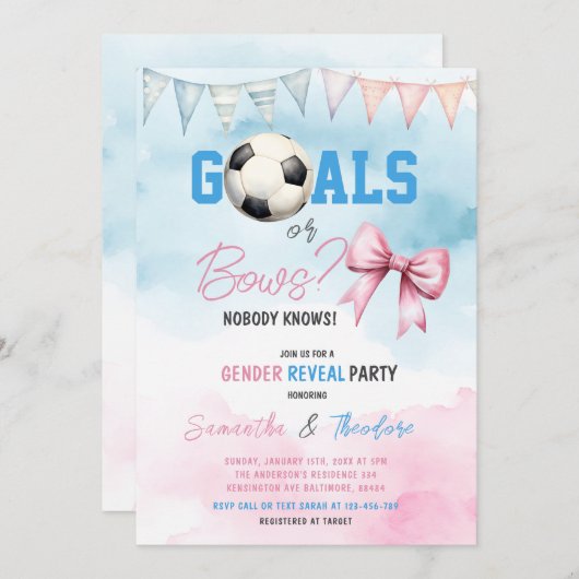 Darstellung von Wasserfarbenzielen oder Bögen oder Einladung (Vorne/Hinten)