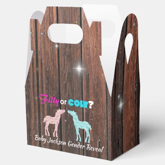 Darstellung von Western im Stile von Fill oder Col Geschenkschachtel (Geöffnet)