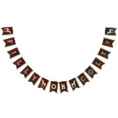 Darstellung von Western im Stile von Fill oder Col Wimpelkette (Alle)