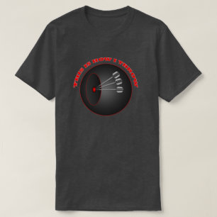 Darstellungen, wie ich Throw Mens Basic-Kohle-T -  T-Shirt