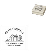 Darstellungsbogen-Adresse 4 Gummistempel (Stempel)