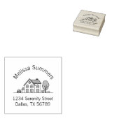 Darstellungsbogen-Adresse 4 Gummistempel (Stempel)