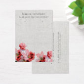Darstellungskarte für Blütenhandtücher mit individ (Schreibtisch)