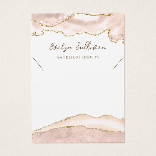 Darstellungskarte für die Elfenbeinhalskette (Vorderseite)