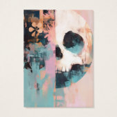 Darstellungskarte "Pastell Skull Oring" (Rückseite)