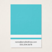 Darstellungskarten für den türkisfarbenen Streifen (Rückseite)